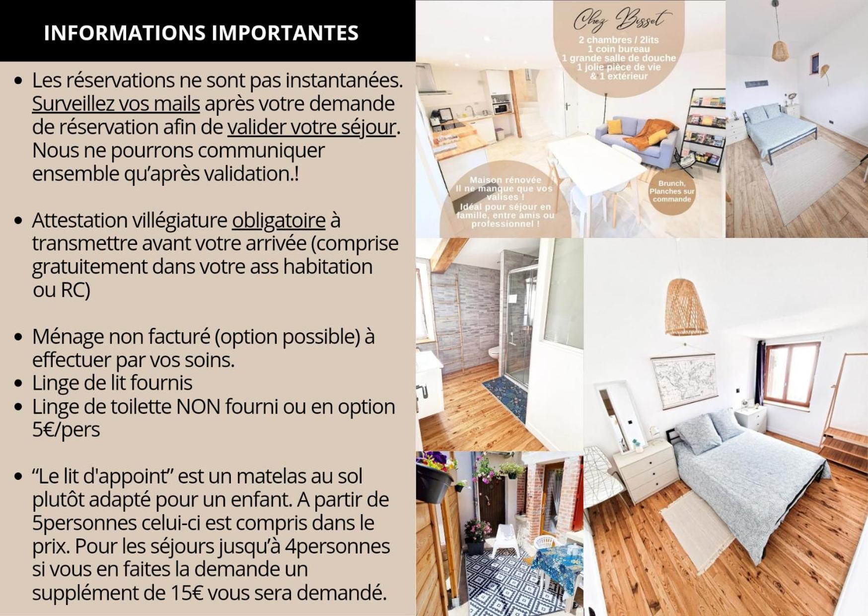 Gite Chez Bisset_2Chambres 4Personnes Lezoux Ngoại thất bức ảnh